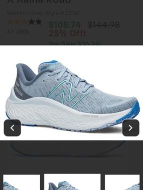 New Balance Fresh Foam Kaiha Road Size 9/40 NIB Shoes for Crews